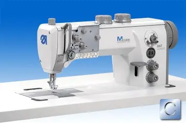 [Dk.867-190322] Maquina de costura triplo arrasto Durkopp-Adler 867-190322 E2 CLASSIC+EFKA DC1550+V820, duplo ponto, com corte de linha, remate automatico e levantamento de calcador