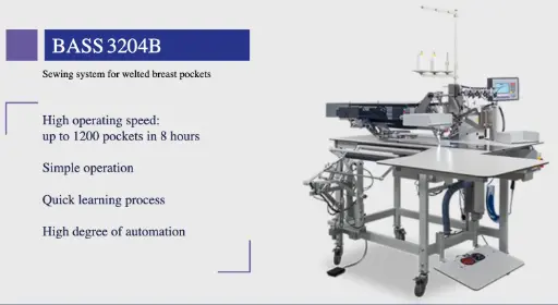 [ASS.BASS3204BS] Maquina de meter bolsos / Bibos ASS 3204BS - 12mm