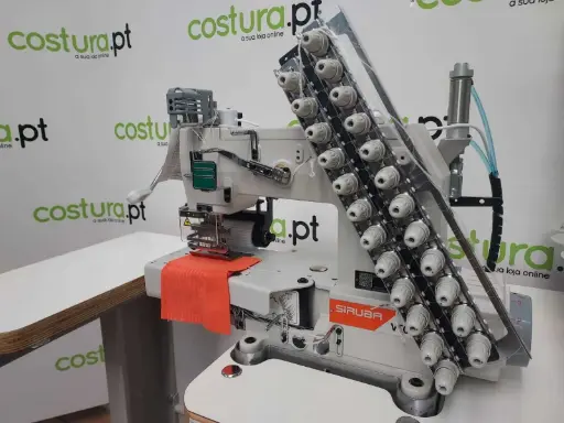 [SirubVC008] Máquina de costura SIRUBA VC008-12064P / DVU1-0, com motor servo