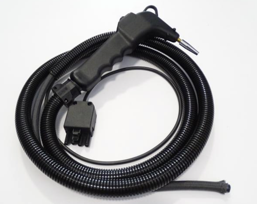 [Sti.P7BTC] Pistola de Vapor com bico redondo, com cabo de 2.3mt e tubo de vapor de 2mt para vaporizar até 1.5mt
