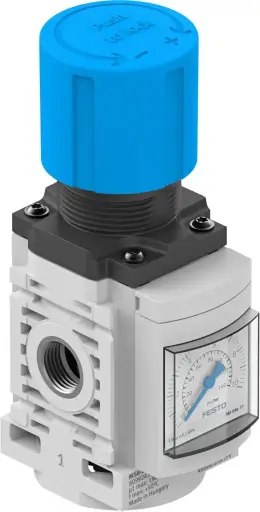 [Fst.8099358] Regulador de pressão Festo MS4-LR-1 / 4-D6-AG-BAR-B inclui o Suporte de montagem MS4-WR-B