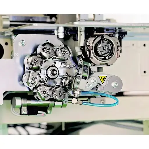 [Kin.DB100-1] Sistema automatico de troca de caixas de bobine para maquina de costura Juki DDL-9000B, com duas cassetes e caixa de control DB100-1 kinoshita
