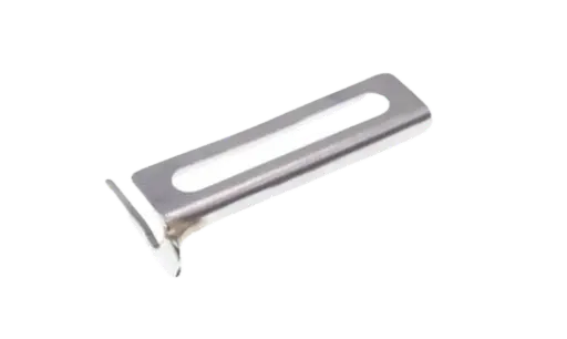 [TGRP-2] Tabela de guia regulavel soldada a prata para calc. recobrimento