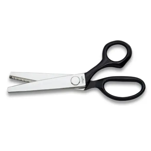 [3C.00082] Tesoura de zigzag  de cortar amostras niquelada de 8.5 Pol