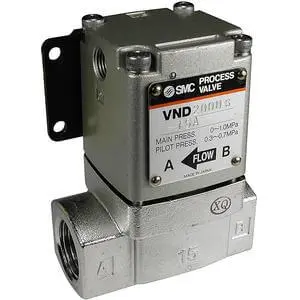[Smc.EVND104D-F8A-L] VND, Válvula de comando manual de 2 vías para vapor SMC