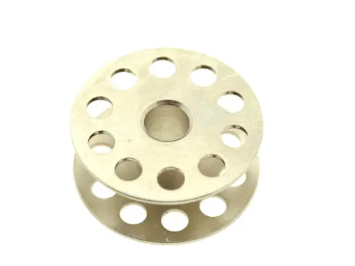 [Tow.18034] Canela de metal furada de grande capacidade (25,8x11x6mm) = BO-DBM(1)N