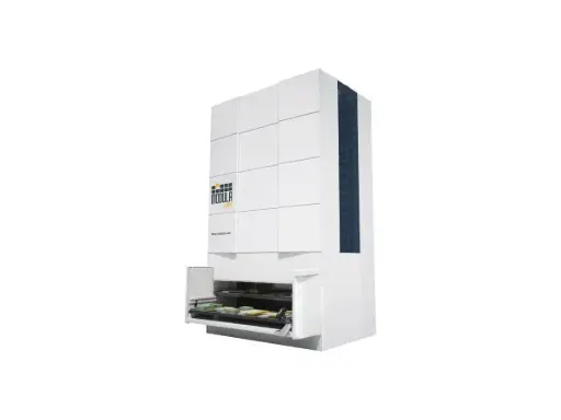 [Modula.ML50D] Modula ML50D - Armazém vertical, largura da gaveta de 4100 mm, profundidade da gaveta de 857 mm, peso máximo por gaveta de 500 Kg. 