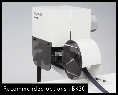 [Ks.BK20] Maquina de costura Kansai Special KANSAI FX 4412 P / UTC 1 / 4, com motor servo , corte de linha , levantamento do calcador ,esticadores de elástico pneumático , estante e tampo nacional