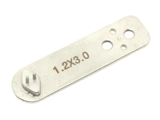 [Cptex.JM-1.2x3.0-2] Matriz / transportador para carregador de botões de 2 furos 1.2x3.0mm para maquina de botões