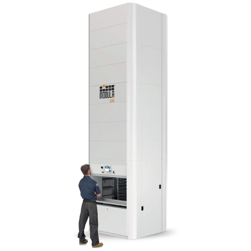 [Modula.Slim1.3] Modula Slim 1.3 -Armazém vertical, largura da gaveta de 1300 mm, profundidade da gaveta de 425 mm, peso máximo por gaveta de 350 Kg. 