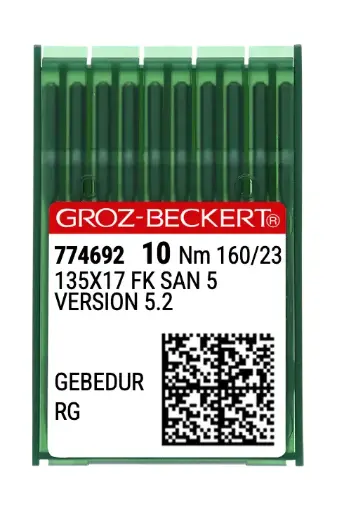 [774692] Agulhas 135X17 FK SAN 5 GEBEDUR RG - 160