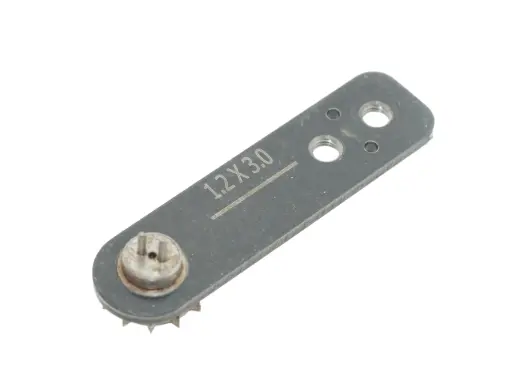 [Cpt.NG-1.2x3.0-2] Matriz / transportador para carregador de botões de 2 furos 1.2x3.0mm para maquina de botões com camera