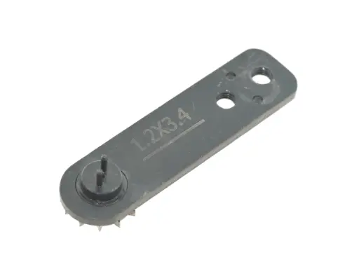 [Cpt.NG-1.2x3.4-2] Matriz / transportador para carregador de botões de 2 furos 1.2x3.4mm para maquina de botões com camera