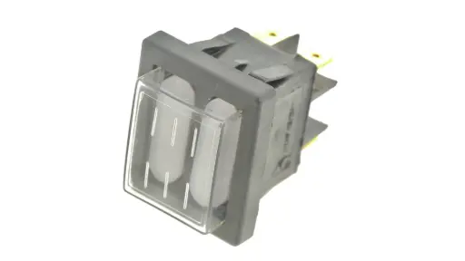 [Ghi.43A016] Dupla luz indicadora branca de aviso com proteção Ghidini 