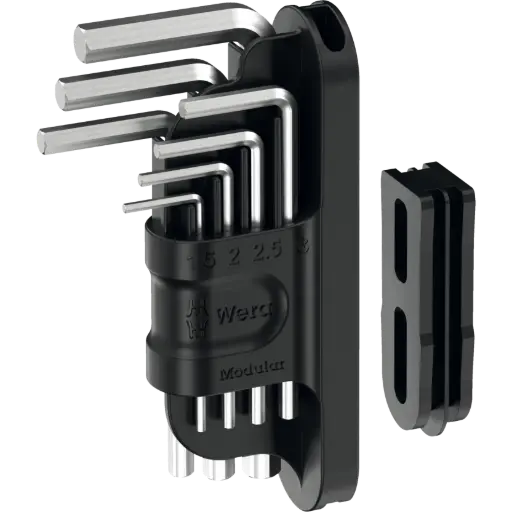 [Wer.05049003001] Conjunto de 7 chaves de Umbrako Tool-Check Modular Hex-Plus 1  Wera = 05049003001