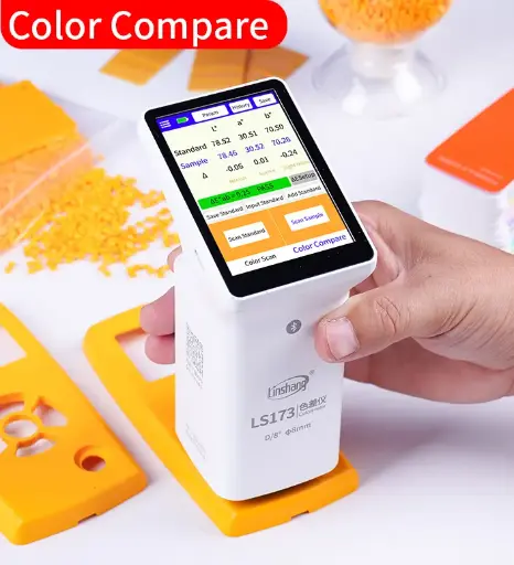 [Lins.LS173] Colorímetro portátil multifuncional com geometria óptica D/8° (SCI) LS173 
