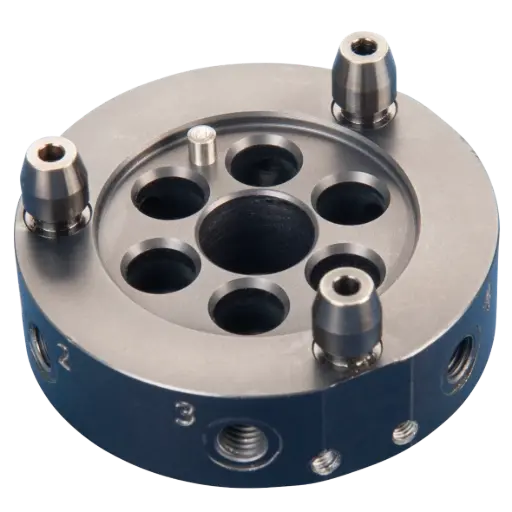 [Fipa.SR50-B] Acoplamento rápido (lado da mão presa) - diâmetro 50 - 6 conexões de ar - máx. 20Kg