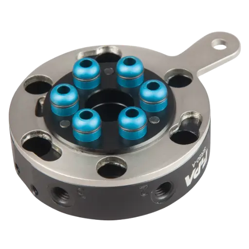 [Fipa.SR50-A] Acoplamento rápido redondo (lado do robô) - diámetro 50 - 6 conexões de ar - máx. 20Kg