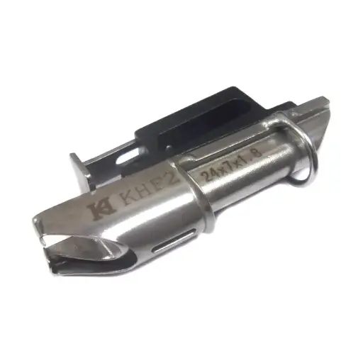 [KHF2-24MM] Afitador triplo arrasto virar ao meio - com boca de 7mm fita de 24mm