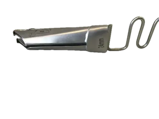 [Msm.Rib.24mm] Aparelho de Ribete 24MM inteiriço com solda a prata, com grelha 