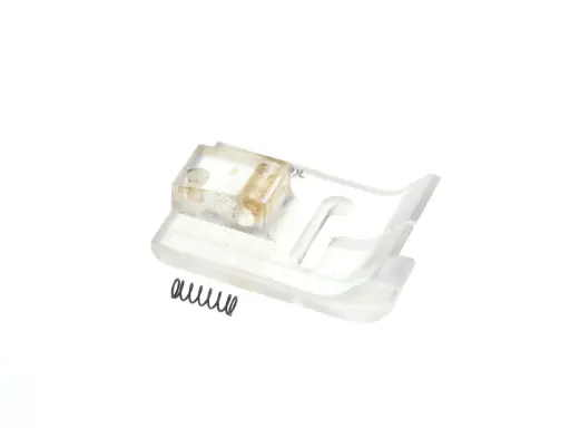 [Ev.SPT-ZZC(9)L] Base de calcador de zig zag transparente com guia esquerdo para zigzag de 9mm Juki  /  Singer EverPeak