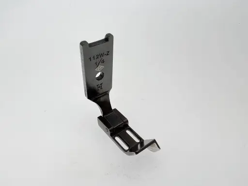 [Ev.112W-Z1/4] Calcador Ponto preso maquina 2 agulhas para fechos com guia (6.4mm) EverPeak