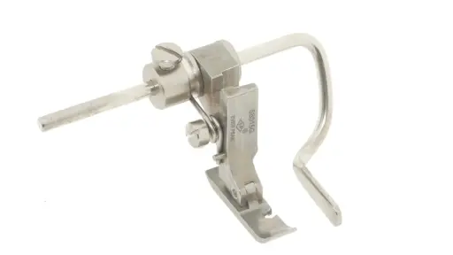 [Ev.S6015G] Calcador patilha esquerda larga 1.5x6mm c / guia aéreo Dir. / Esq EverPeak