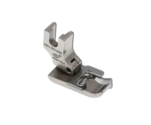 [Ev.HMJ.SG-20R] Calcador pé baixo zigzag com guia direito de 2mm Juki EverPeak